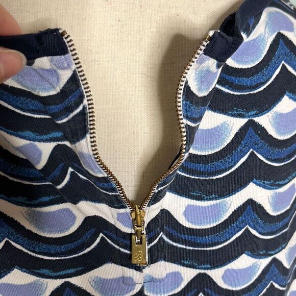 Tommy Bahama Women's Shift Dress Cotton Scalloped Print Multicolor Size Large - Picture 8 of 13